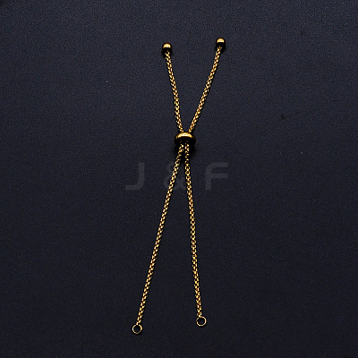 Adjustable 201 Stainless Steel Slider Bracelets Making LS-STAS-S105-JN646-2-1