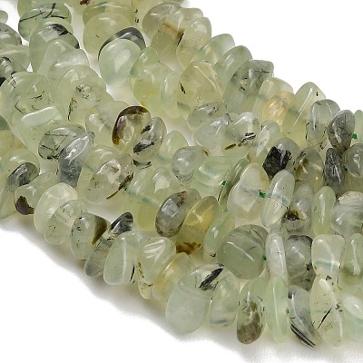 Natural Prehnite Beads Strands GG-CBAC61B-C02-01-1