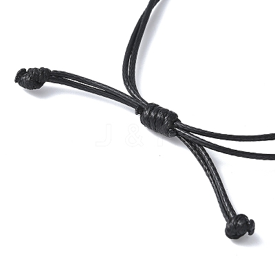 Korean Waxed Polyester Cord Adjustable Bracelets BJEW-JB11590-01-1