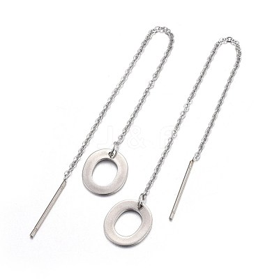 Tarnish Resistant 304 Stainless Steel Stud Earrings EJEW-L205-01O-1