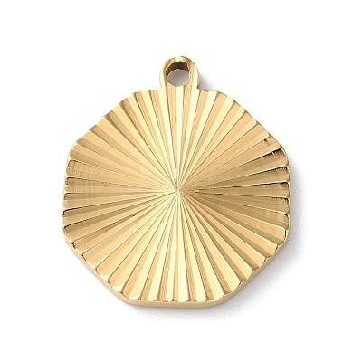Ion Plating(IP) 304 Stainless Steel Pendants STAS-D025-08G-1