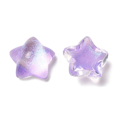 Transparent Epoxy Resin Cabochons CRES-Z002-09B-1