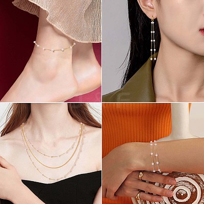 Plastic Pearl Beaded Chain JX088A-1