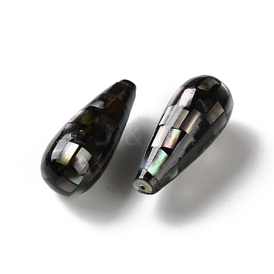 Natural Black Lip Shell Beads SSHEL-B002-10B-01-1
