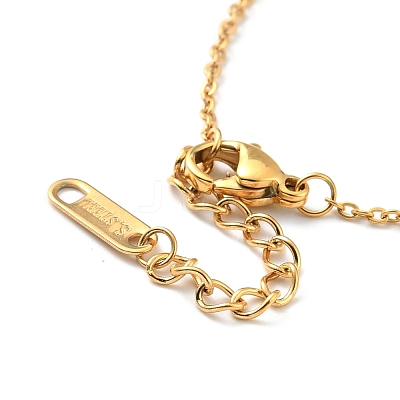 304 Stainless Steel Oval Link Bracelet for Women BJEW-G640-07G-1