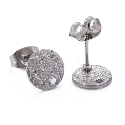 Non-Tarnish 304 Stainless Steel Stud Earring Findings STAS-Z021-A-01P-1