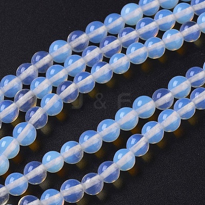 Opalite Beads Strands G-D855-15-6mm-1