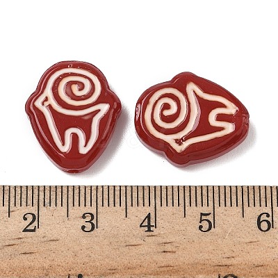 Handmade Lampwork Beads LAMP-D003-04G-1