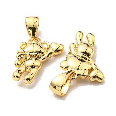Rack Plating Brass Pendants KK-D026-17G-1