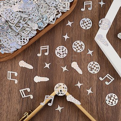 3Bags Paper Laser Disco Confetti DIY-CP0013-90B-1
