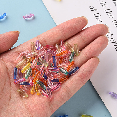 Transparent Acrylic Beads TACR-S154-07A-1