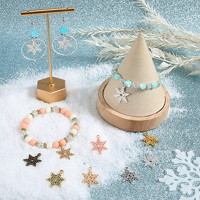 70Pcs 7 Colors Alloy Pendants FIND-SC0011-94-1