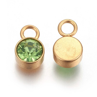 Ion Plating(IP) Glass Rhinestone Charms STAS-F189-B02-1