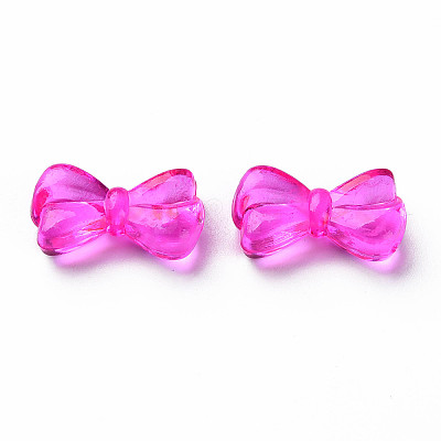 Transparent Acrylic Beads X-MACR-N013-015-1