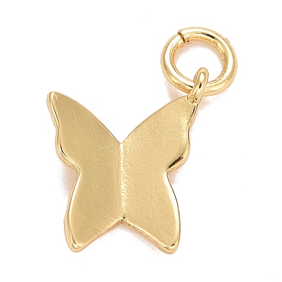 Rack Plating Brass Pendants KK-E275-09G-1
