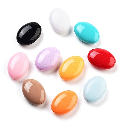 Spray Painter Acrylic Beads OACR-S136-09-1