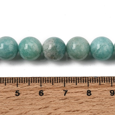 Natural Amazonite Beads Strands G-F461-12-10mm-01A-1