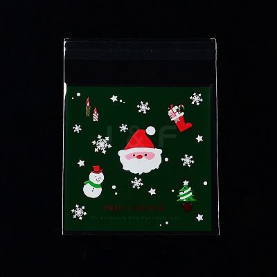 Christmas Theme Plastic Bakeware Bag ABAG-F007-04D-1
