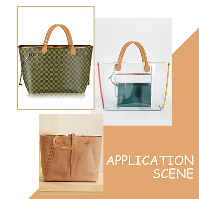 PU Imitation Leather Bag Handles FIND-WH0033-61A-1