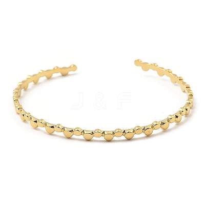 304 Stainless Steel Cuf Bangles BJEW-P302-02G-1