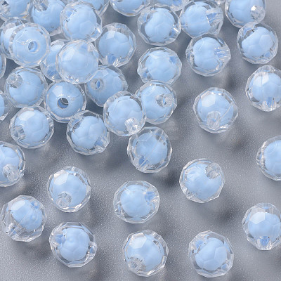 Transparent Acrylic Beads TACR-S152-04A-SS2113-1