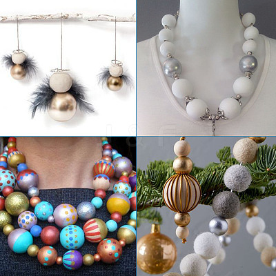 Natural Wood Beads WOOD-TA0001-38-LF-1