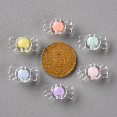 Transparent Acrylic Beads TACR-S152-03A-1
