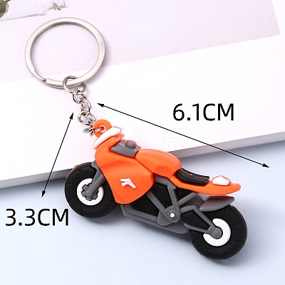 Motorcycle PVC Bag Keychain PW-WGC870C-03-1