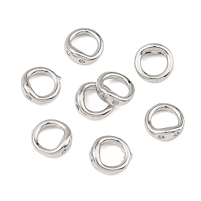 SHEGRACE Brass Ring Charm Connectors XGR-Q6M680-913P-1