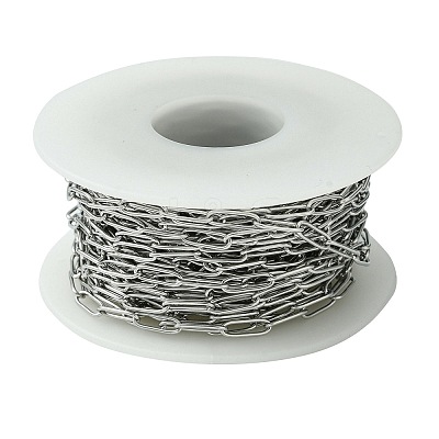 Non-Tarnish 304 Stainless Steel Chains CHS-G017-07P-1