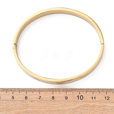 304 Stainless Steel Hinged Bangles for Women BJEW-B161-11G-02-1