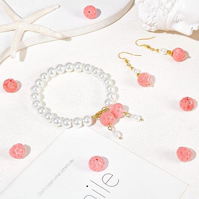 50Pcs Synthetic Coral Beads CORA-NB0001-02-1