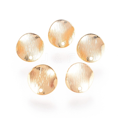 Brass Ear Stud Findings X-KK-S336-32G-1