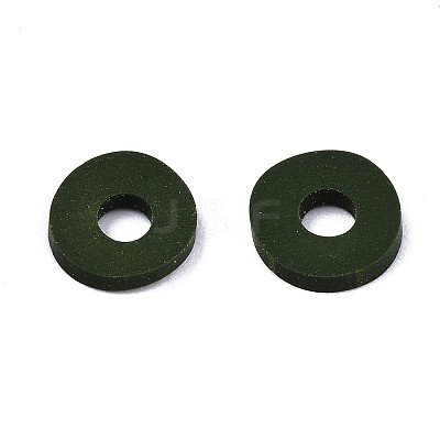 Handmade Polymer Clay Beads CLAY-Q251-8.0mm-81-1