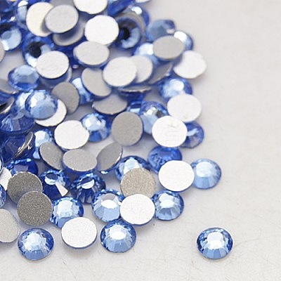 Faceted Glass Flat Back Rhinestone for Nail Art X-RGLA-C002-SS10-206-1