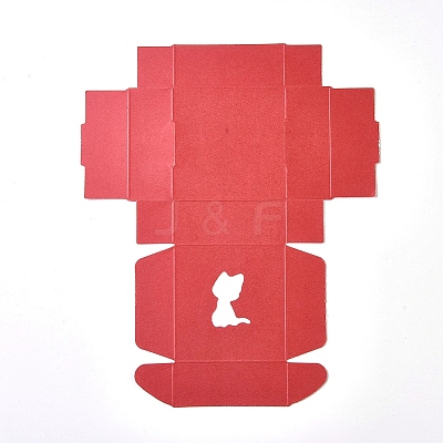 Foldable Kraft Paper Gift Boxes CON-WH0069-75G-1