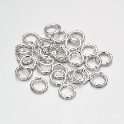 Brass Open Jump Rings KK-E647-17S-5mm-1