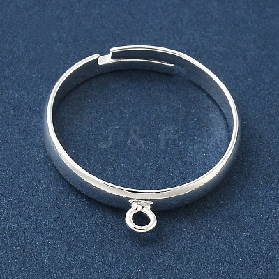 Adjustable Brass Finger Ring Trays for Hanging Pendant KK-K414-03A-S-1