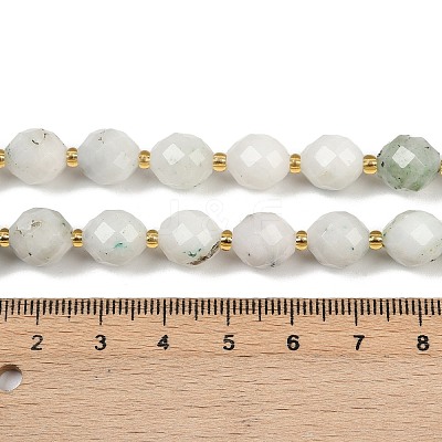 Natural White African Opal Beads Strands G-N342-149I-14-1