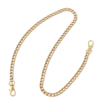 304 Stainless Steel Curb Chain Purse Chains AJEW-BA00160-02-1