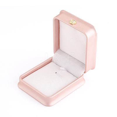 PU Leather Necklace Pendant Gift Boxes LBOX-L005-F02-1