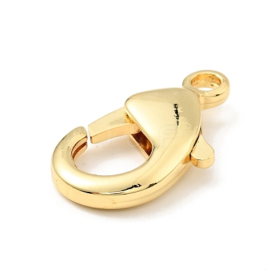 Brass Lobster Claw Clasps KK-G416-18G-1