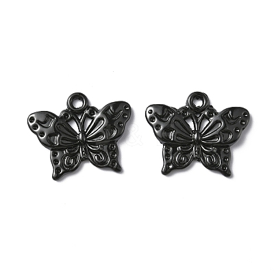 Baking Paint Alloy Pendants FIND-TAC0011-82J-1
