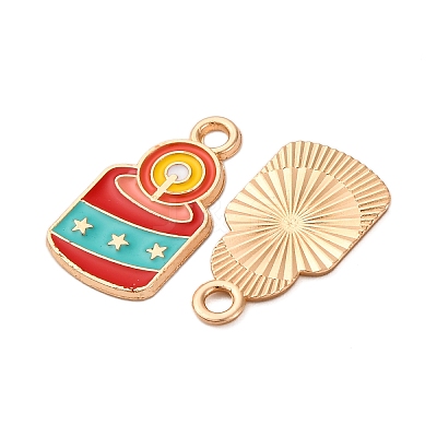 Christmas Alloy Enamel Pendants LS-ENAM-K080-01D-G-1