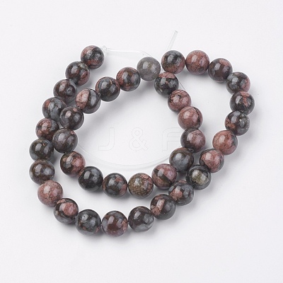 Natural Glaucophane Beads Strands G-F560-10mm-C01-1