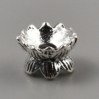 Tibetan Style Alloy Bead Caps FIND-WH0291-08AS-1