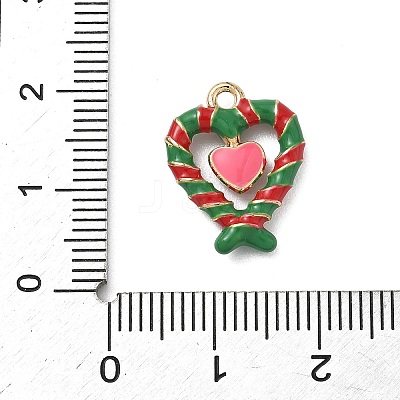 Christmas Alloy Enamel Pendants LS-ENAM-F156-01G-07-1