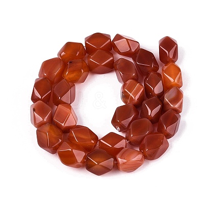 Natural Red Agate Beads Strands GG-N361-06A-03-1
