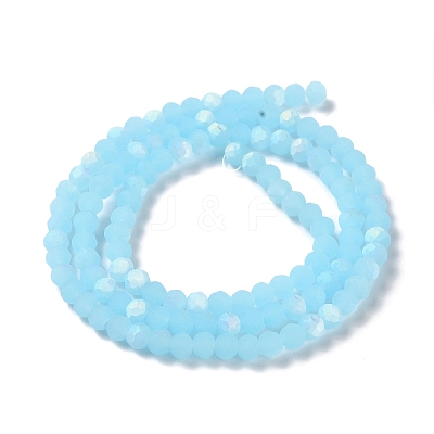 Imitation Jade Glass Beads Strands EGLA-A034-J4mm-MB06-1