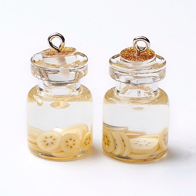 Imitation Food Resin Pendants RESI-CJC0001-49F-1